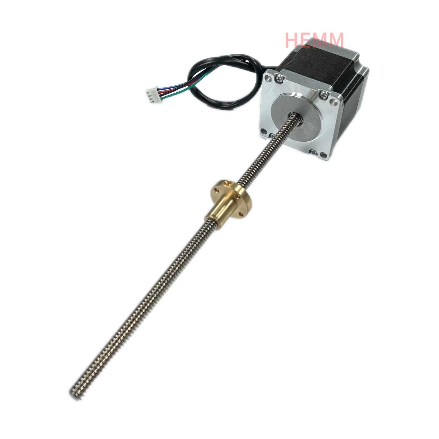 HEMM Nema 23 Lead Screw 2.8a Cnc Laser Stepper Motor HEMM-23D4408-15LC Lead Screw Stepper Motor with Copper Nut