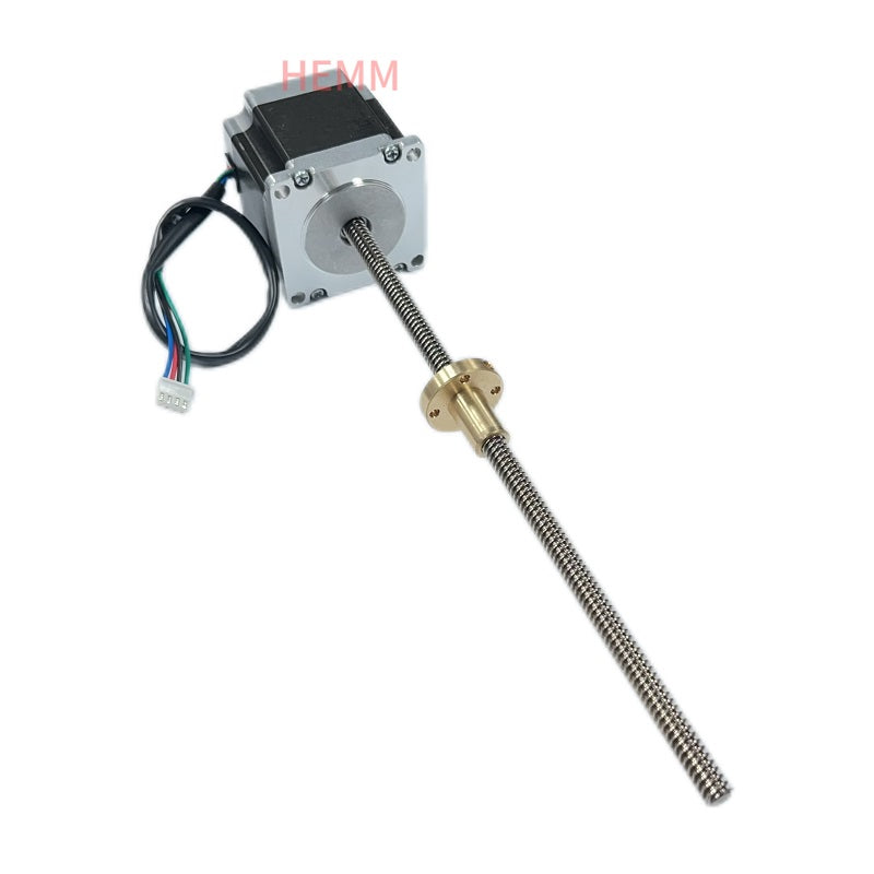 HEMM Nema 23 Lead Screw 2.8a Cnc Laser Stepper Motor HEMM-23D4408-15LC Lead Screw Stepper Motor with Copper Nut