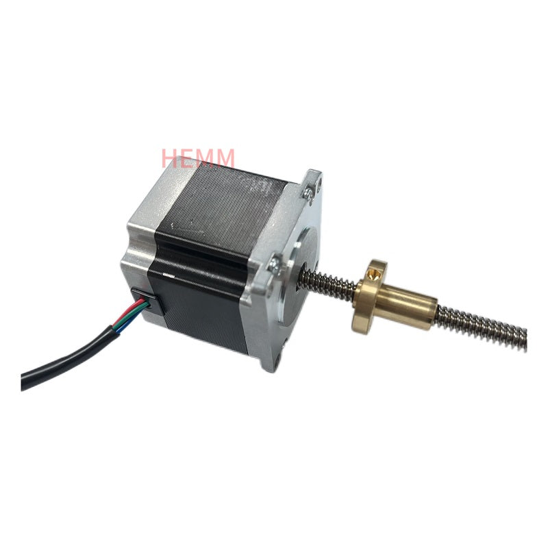 HEMM Nema 23 Lead Screw 2.8a Cnc Laser Stepper Motor HEMM-23D4408-15LC Lead Screw Stepper Motor with Copper Nut