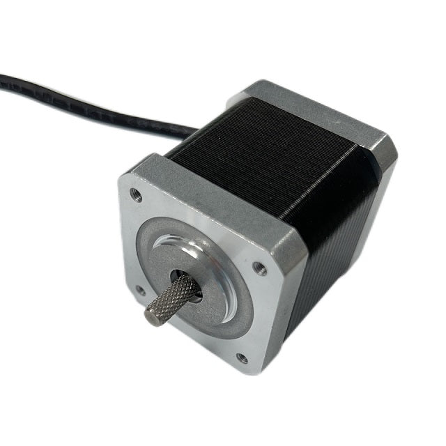 Hot Sale High performance NEMA 17 42 mm stepper motor HEMM-17D6405-07 with 13.2 mm hatching knurling shaft - single shaft for placement machines, automatic equipment, 3D printers
