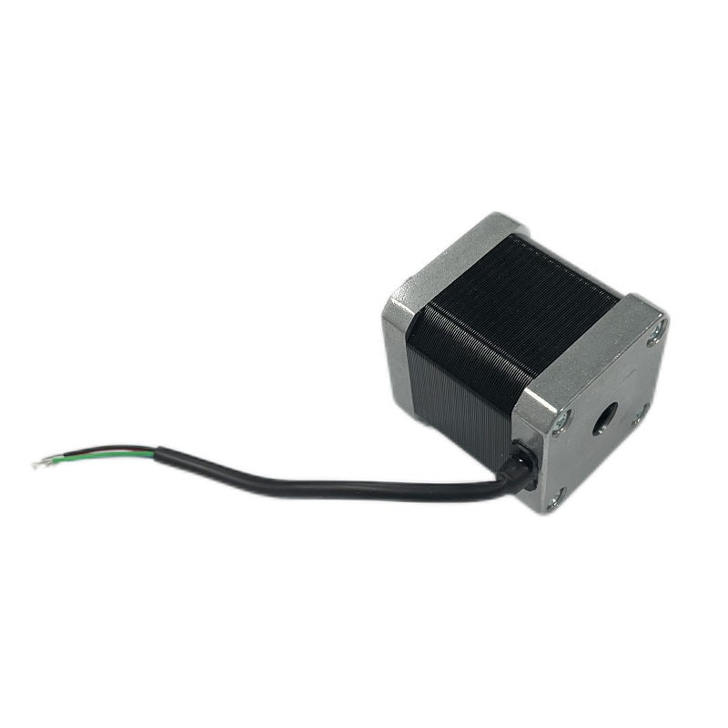 Hot Sale High performance NEMA 17 42 mm stepper motor HEMM-17D6405-07 with 13.2 mm hatching knurling shaft - single shaft for placement machines, automatic equipment, 3D printers