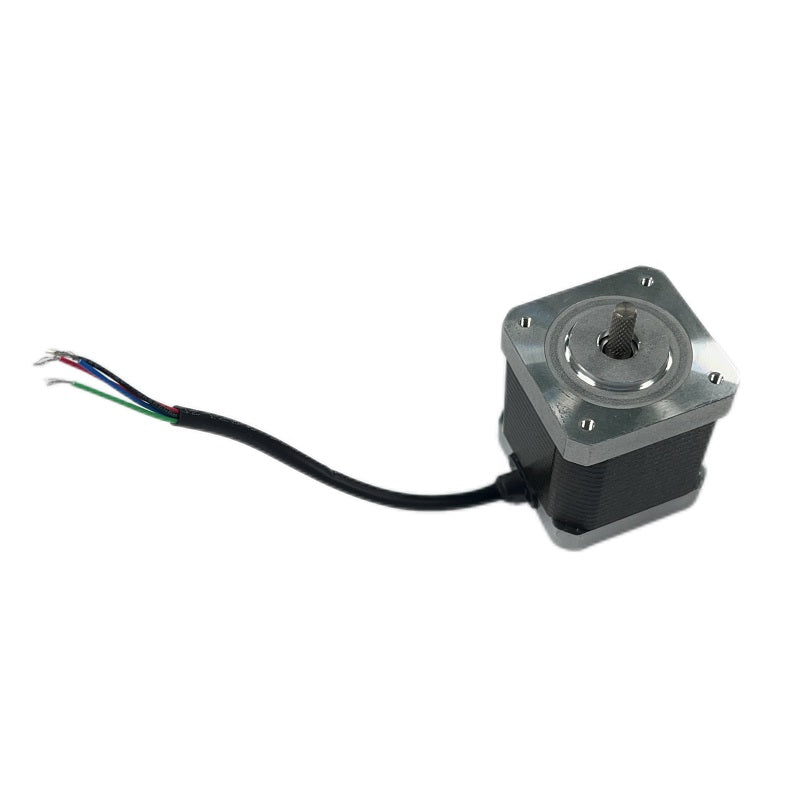 Hot Sale High performance NEMA 17 42 mm stepper motor HEMM-17D6405-07 with 13.2 mm hatching knurling shaft - single shaft for placement machines, automatic equipment, 3D printers