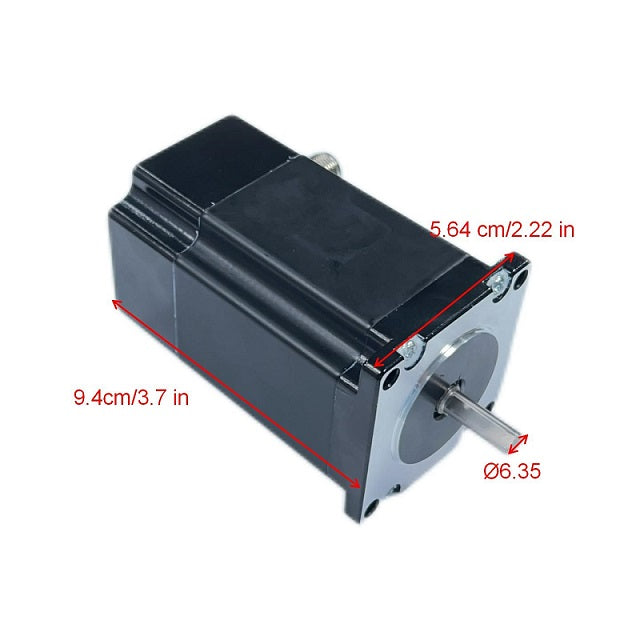 HEMM High Torque 200n.cm 4 Lead 4a For Various Instrument 1.8 Degree Nema23 Waterproof Stepper Motor HEMM-23D6410-143IP