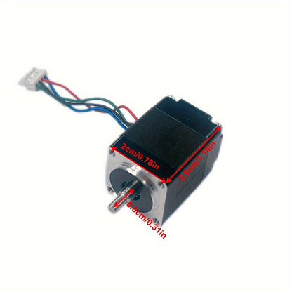 Factory Direct Sale HEMM 8H2401 NEMA8 20mm mini stepper motor with 20mNm holding torque shaft