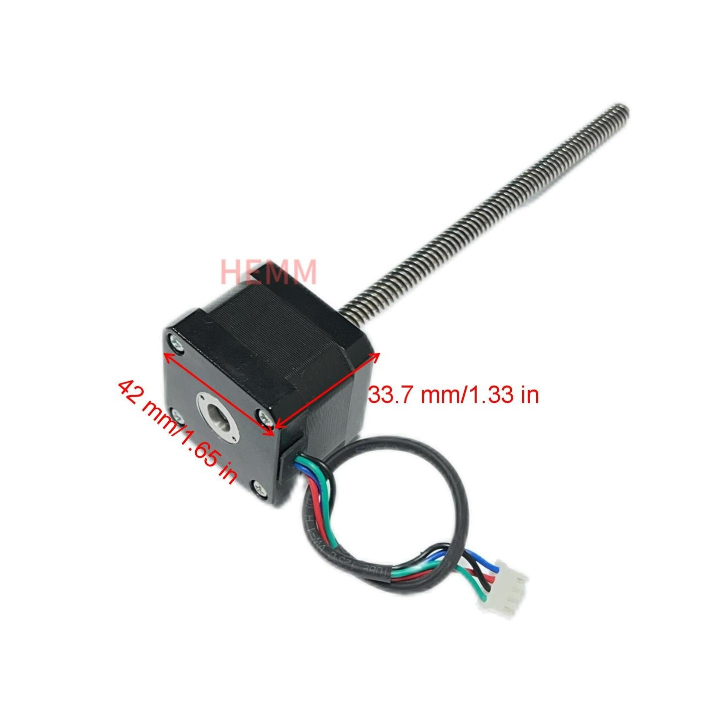 Linear 42mm Lead Screw Motor 1.8 Degree Non Captive Stepper Motor 12v Micro Nema 17 Micro Stepper Motor Linear Actuator